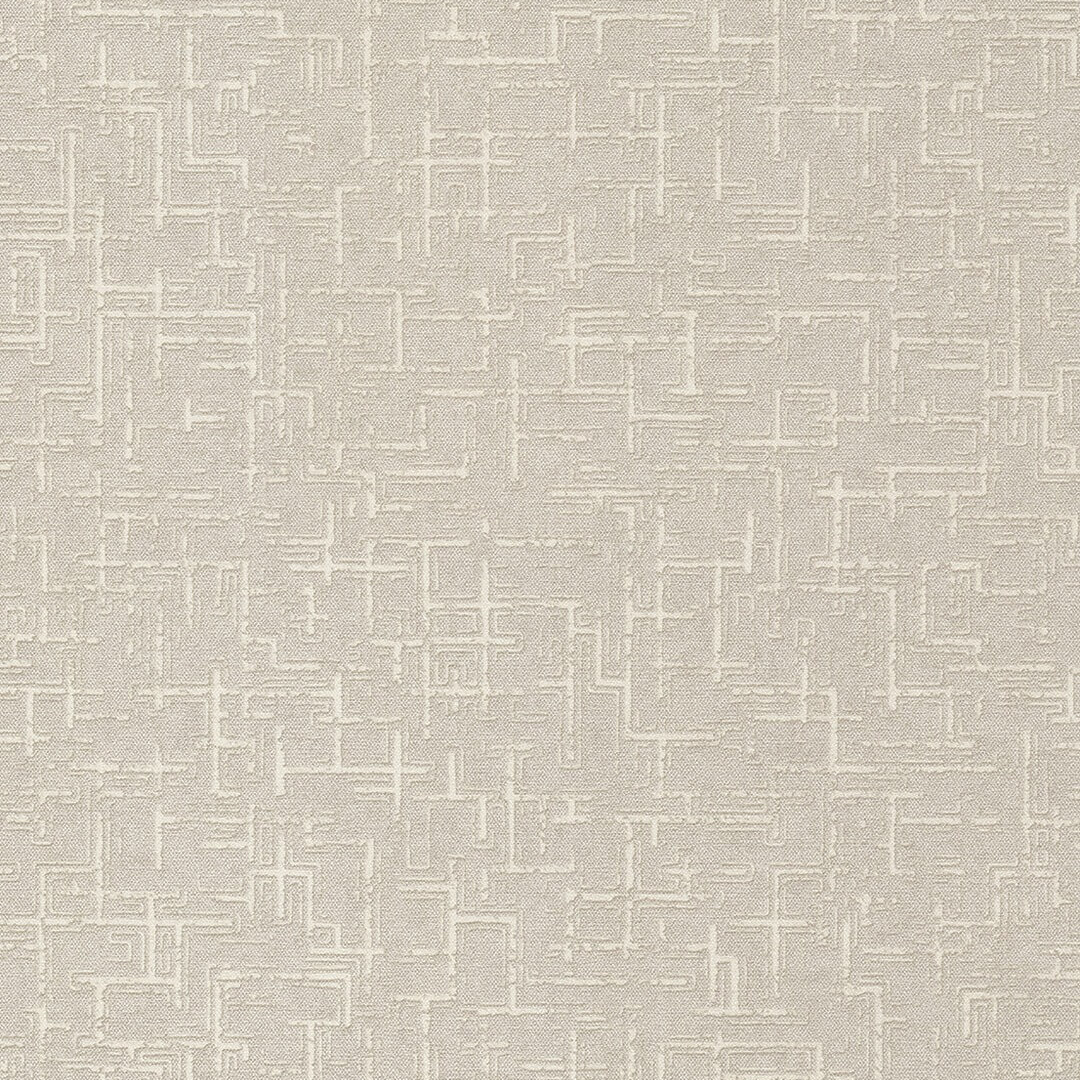 Soft Beige Abstract Maze Texture Wallpaper