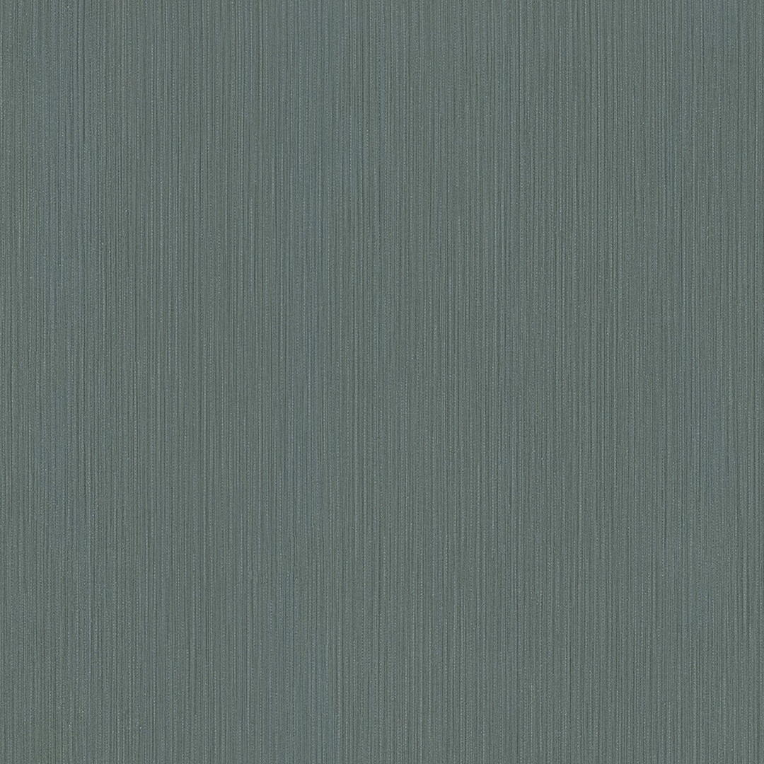 Deep Teal Grey Silk Strie Wallpaper