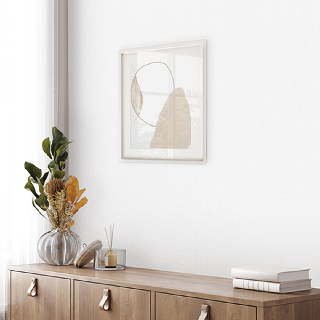 Bright White Mini Diamond Geometric Wallpaper