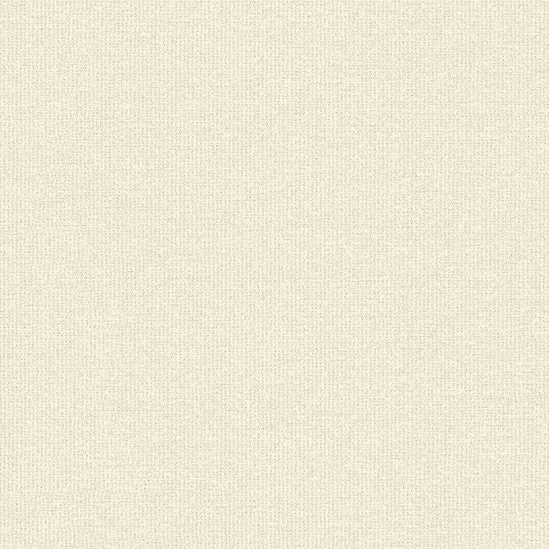 Vanilla Cream Woven Canvas Textured Wallpaper