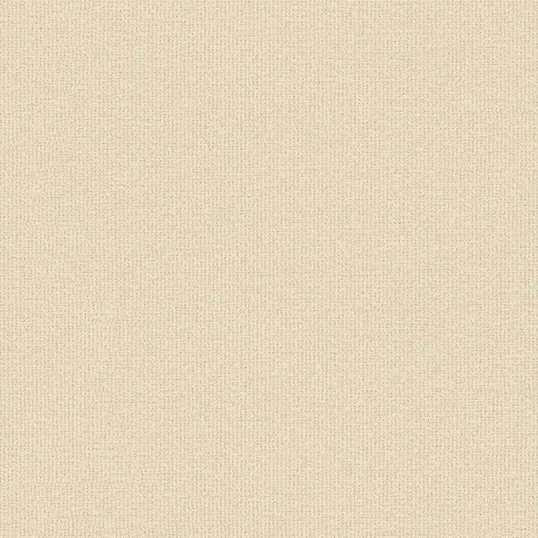 Warm Sand Beige Woven Canvas Textured Wallpaper
