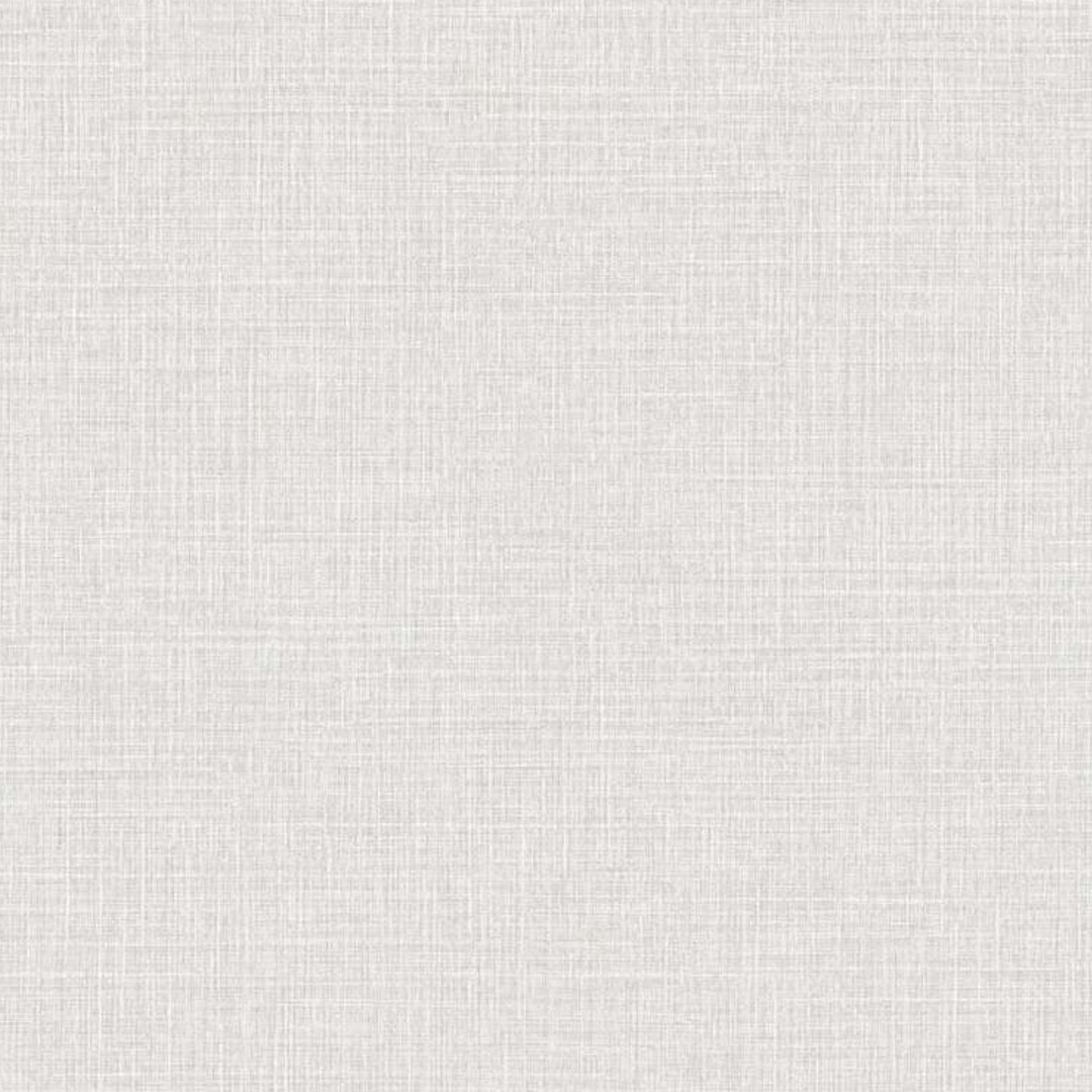 Warm White Coarse Linen Weave Wallpaper