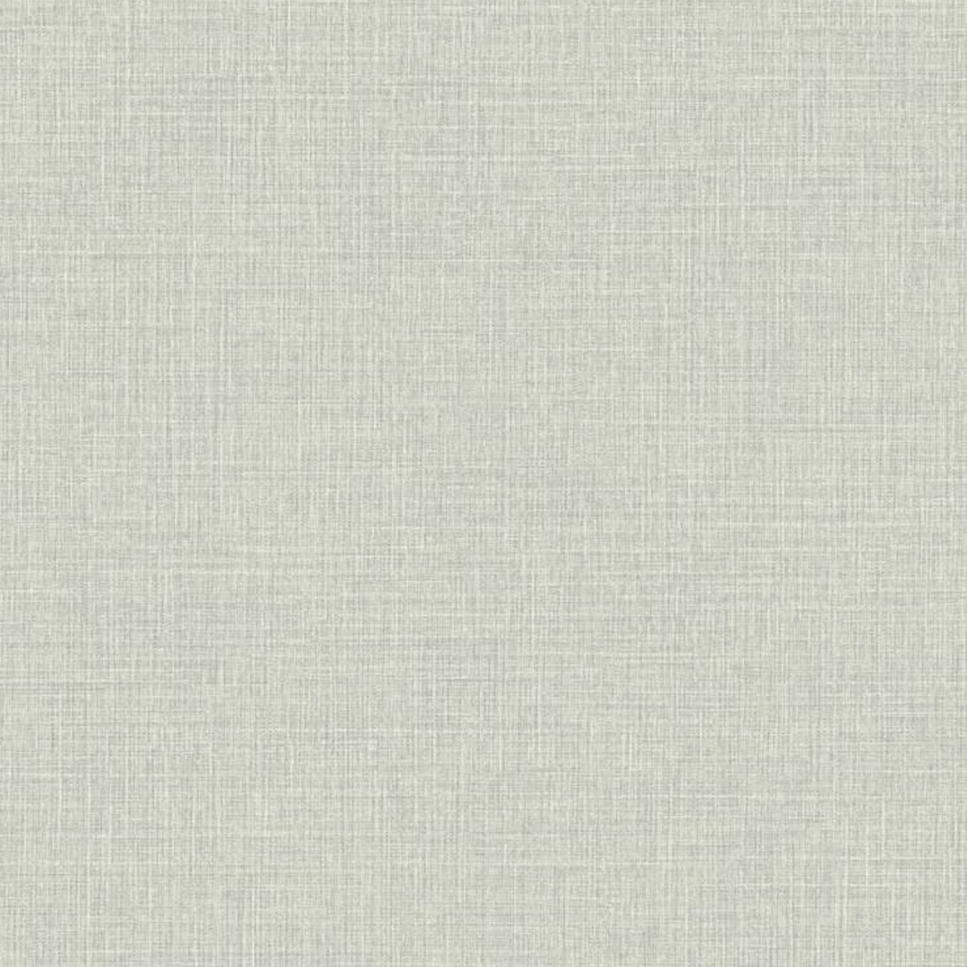 Pale Willow Green Coarse Linen Weave Wallpaper