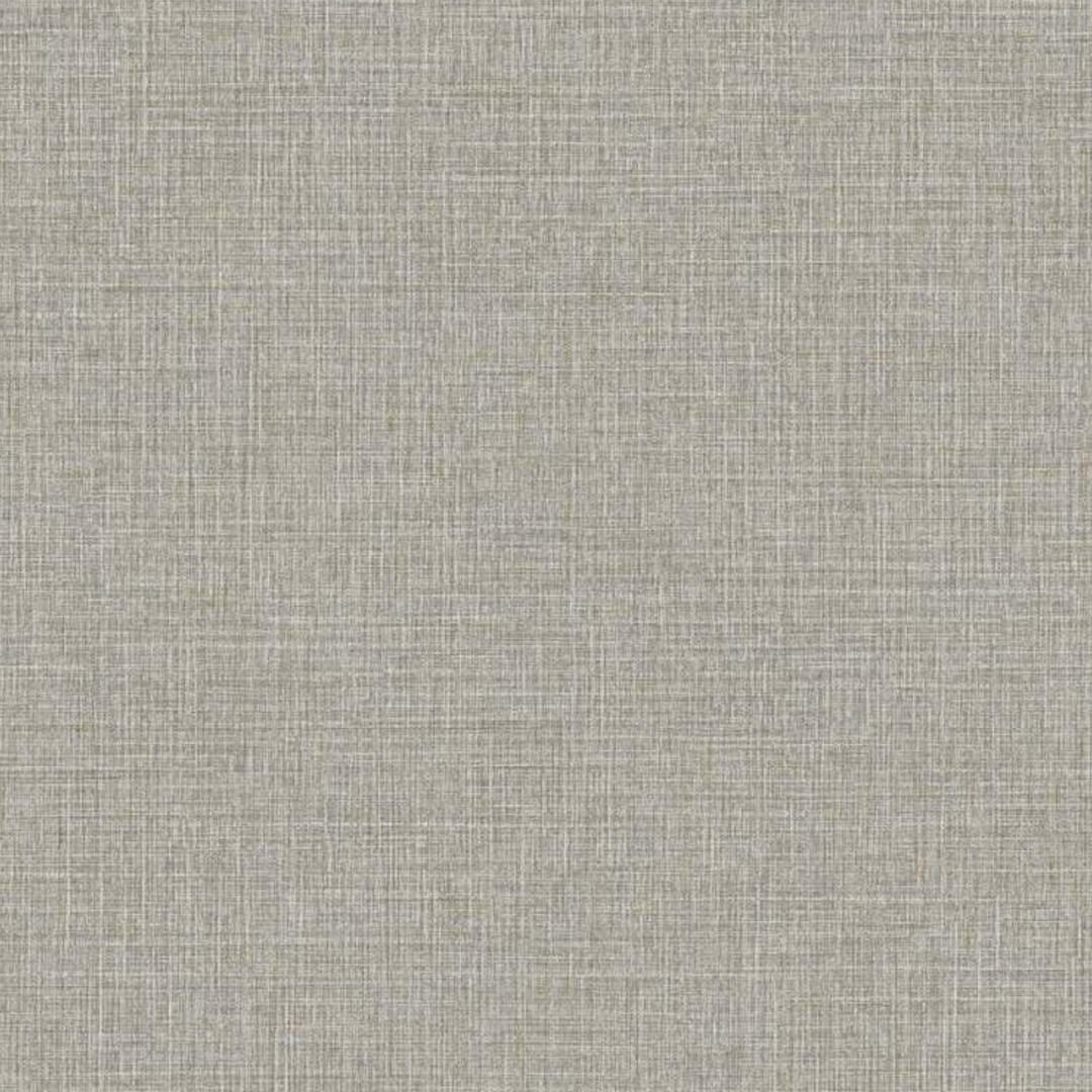 Warm Pebble Grey Coarse Linen Weave Wallpaper