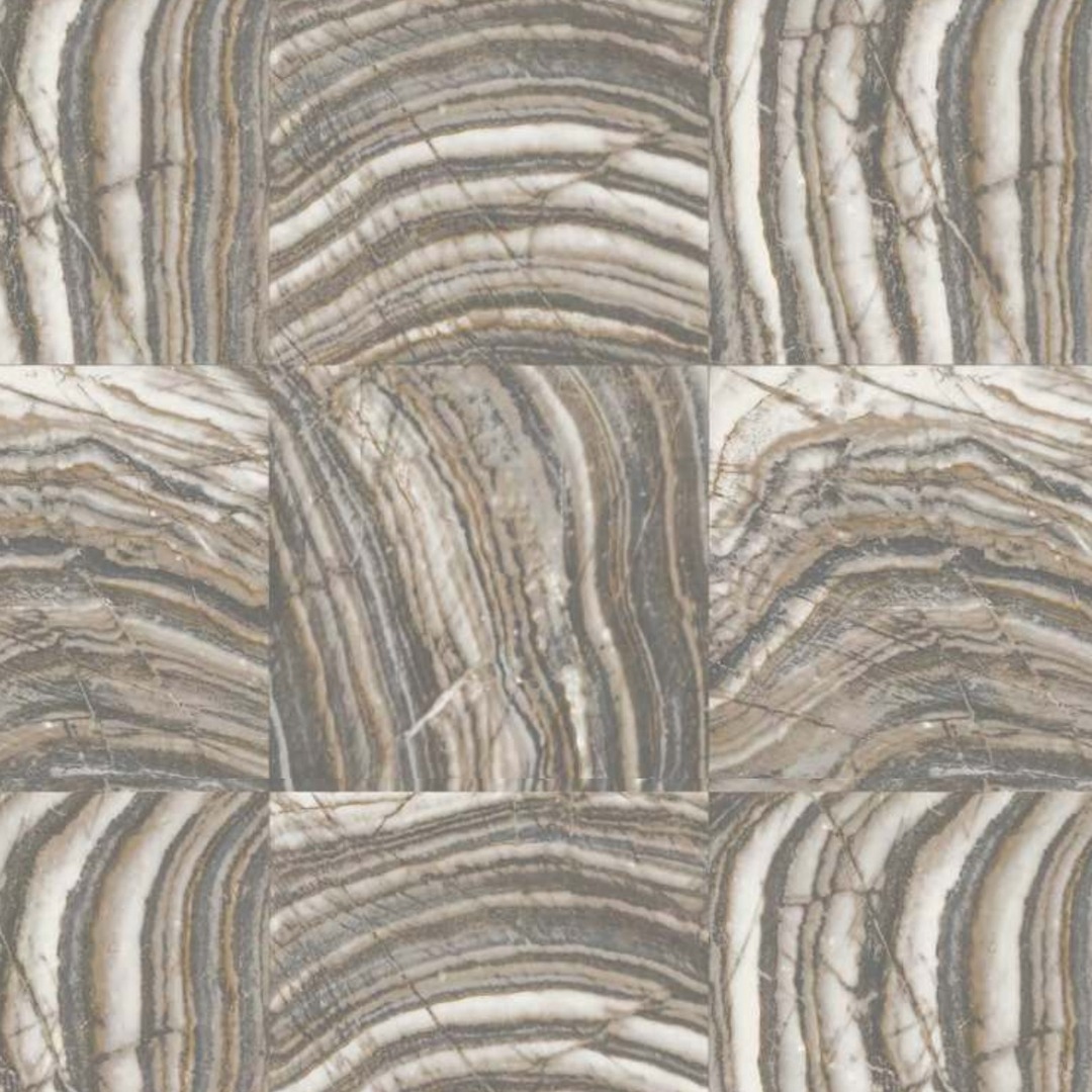 Warm Taupe Onyx Marble Tile Wallpaper