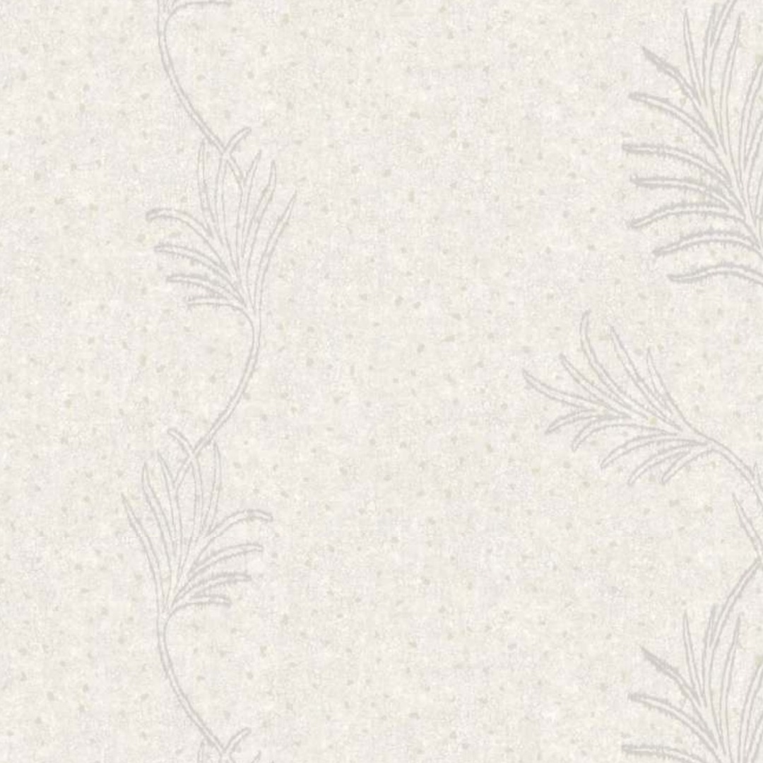 Ivory Feather Sprig Wallpaper