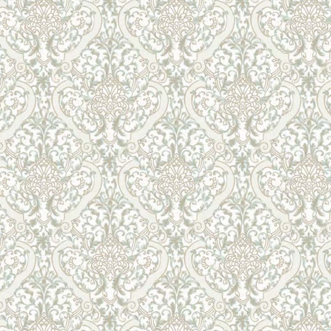 Ivory Classic Damask Wallpaper