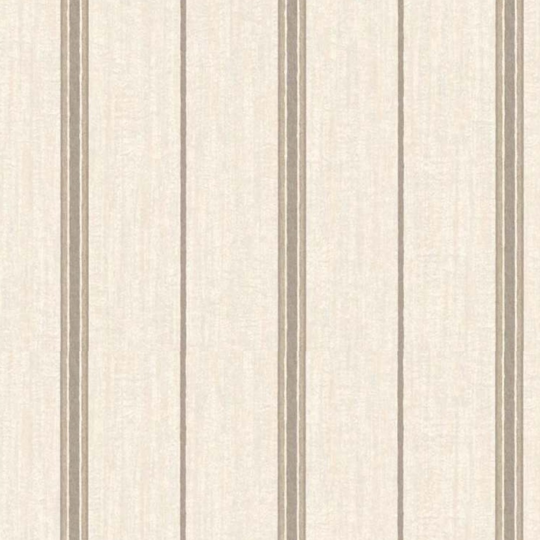 Warm Cream Multi Stripe Wallpaper