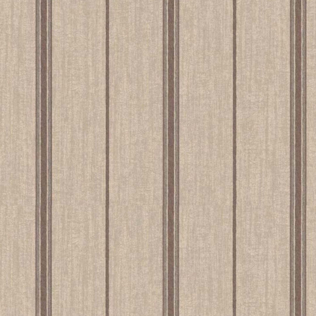 Sand Beige Multi Stripe Wallpaper