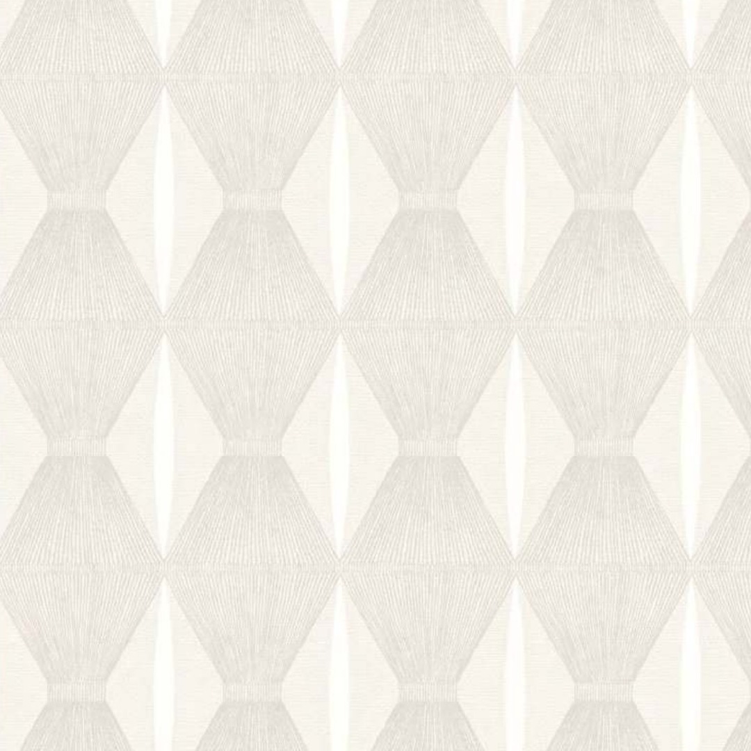 Ivory Lantern Geometric Wallpaper