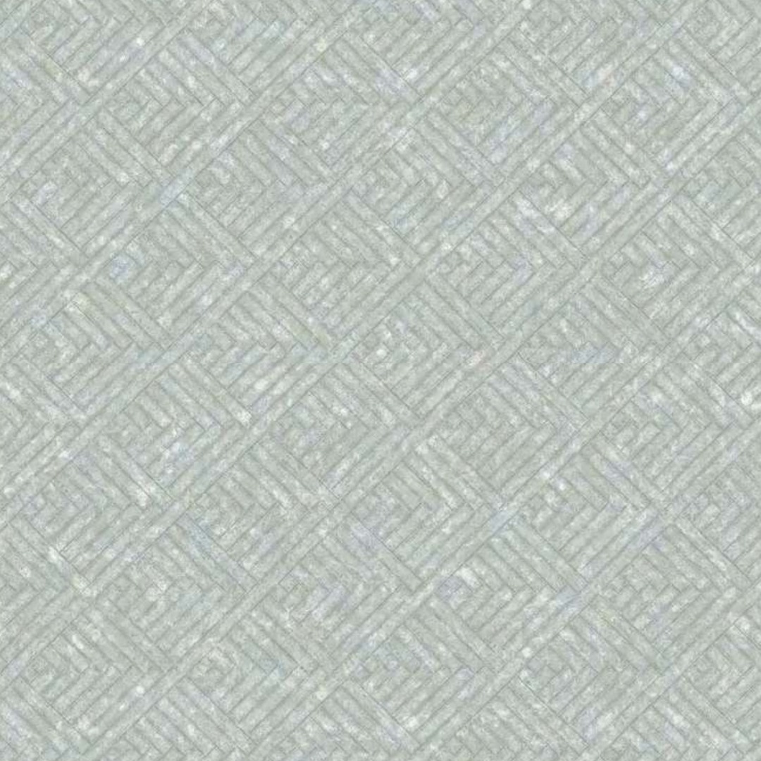 Soft Sage Green Diagonal Basketweave Wallpaper