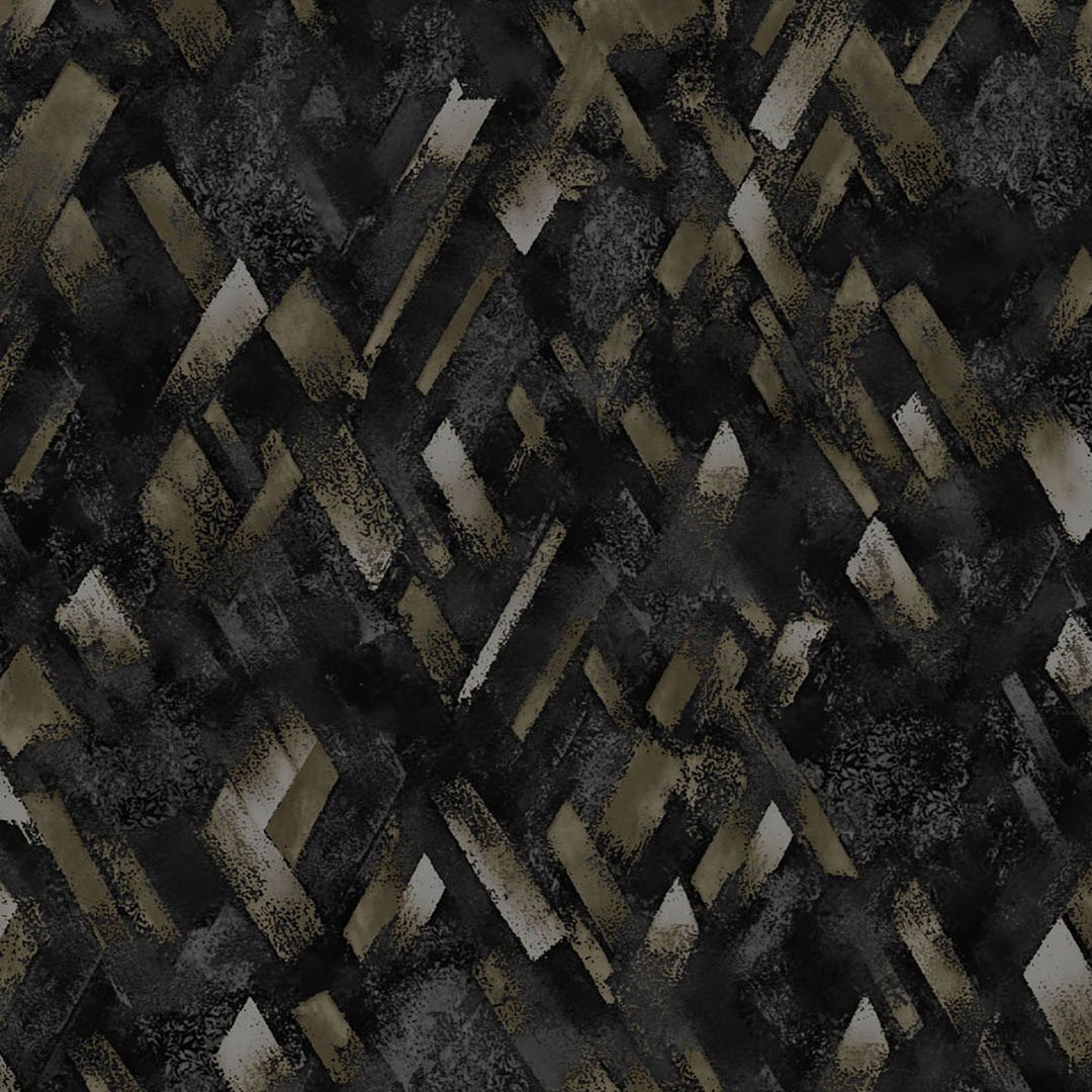 Black Diagonal Brushstroke Geometric Wallpaper