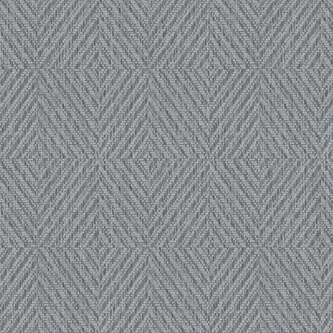 Silver Grey Diamond Weave Wallpaper