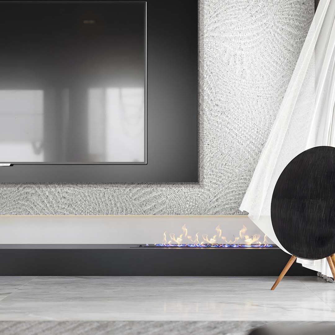 White Fan Raffia Weave Wallpaper