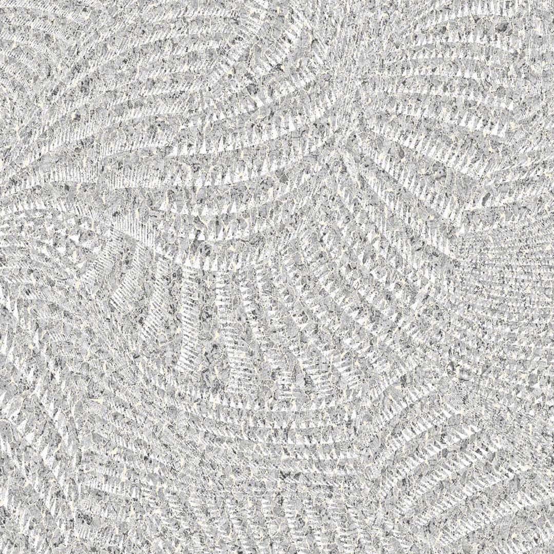 White Fan Raffia Weave Wallpaper