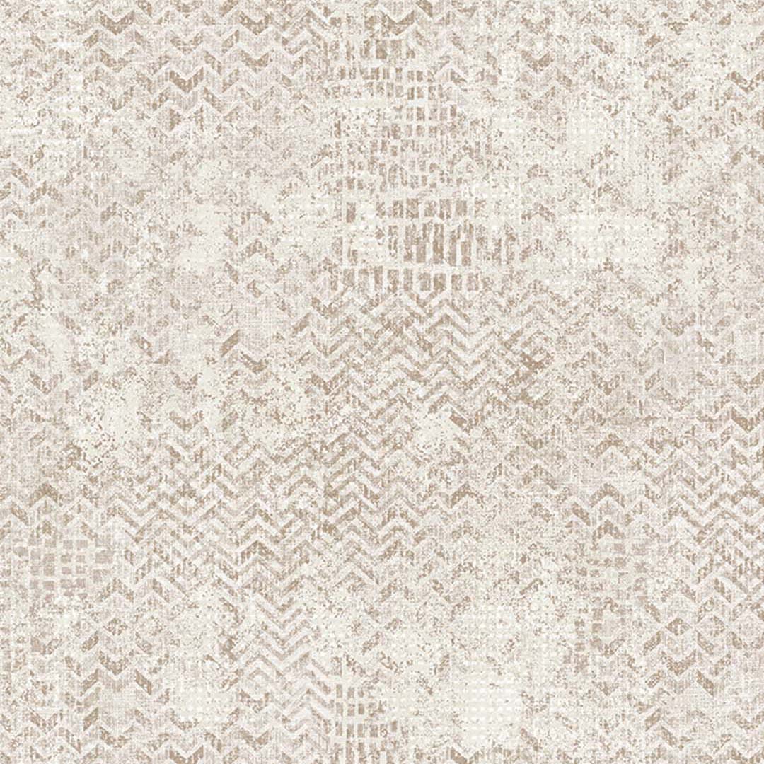 Beige Distressed Aztec Texture Wallpaper