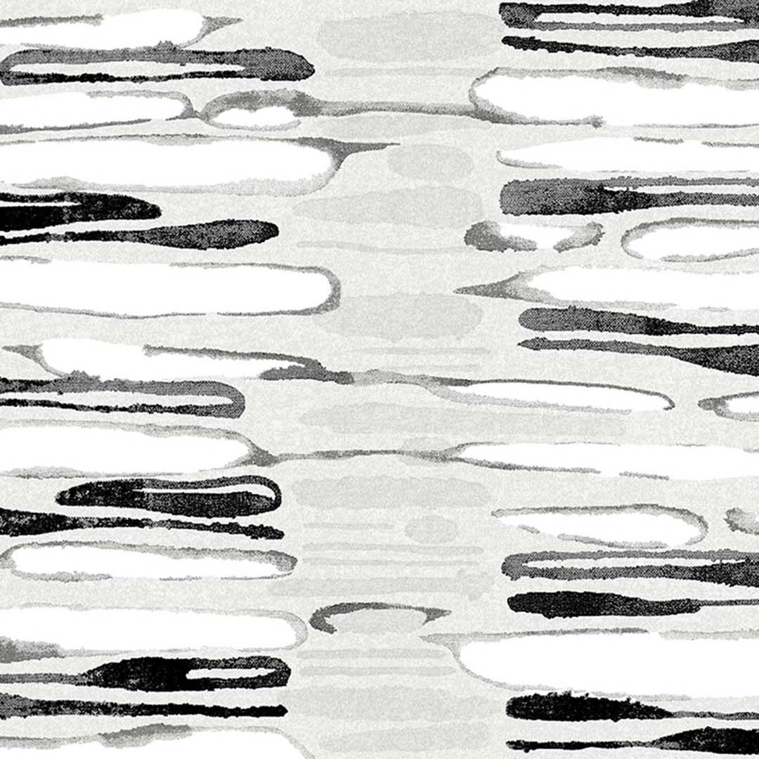 Black & Grey Abstract Ripple Wallpaper