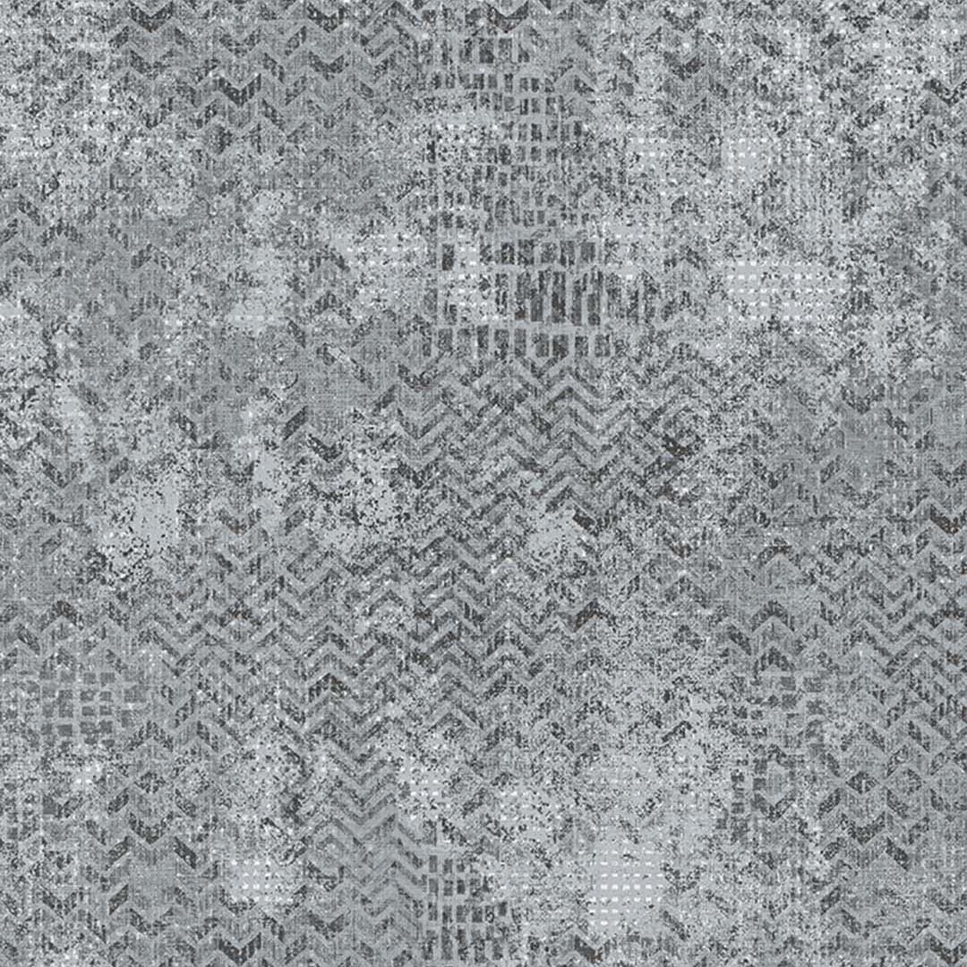Grey Distressed Aztec Texture Wallpaper