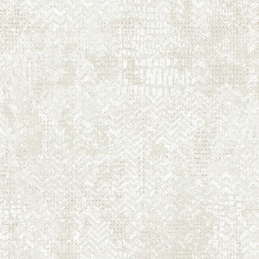 White Grey Aztec Texture Wallpaper