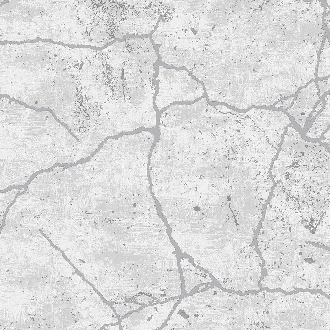 Light Grey Crackle Marble Wallpaper