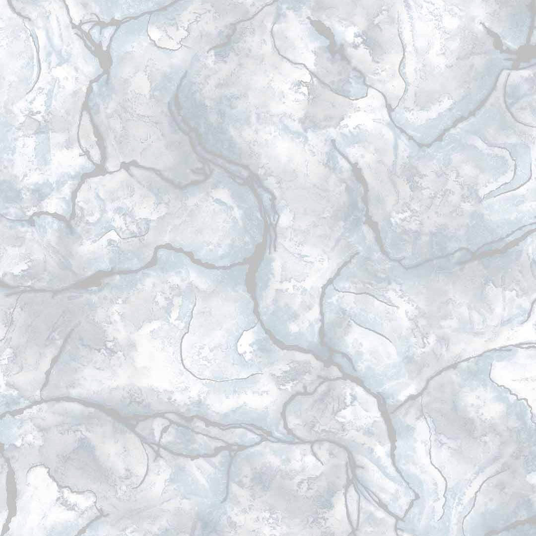 Blue & Grey Marble Wallpaper