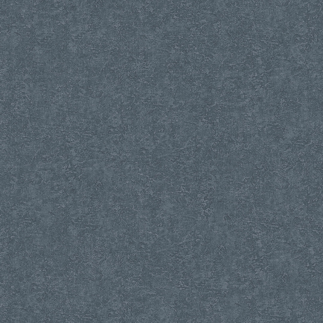 Blue Slate Plain Mottled Plaster Wallpaper