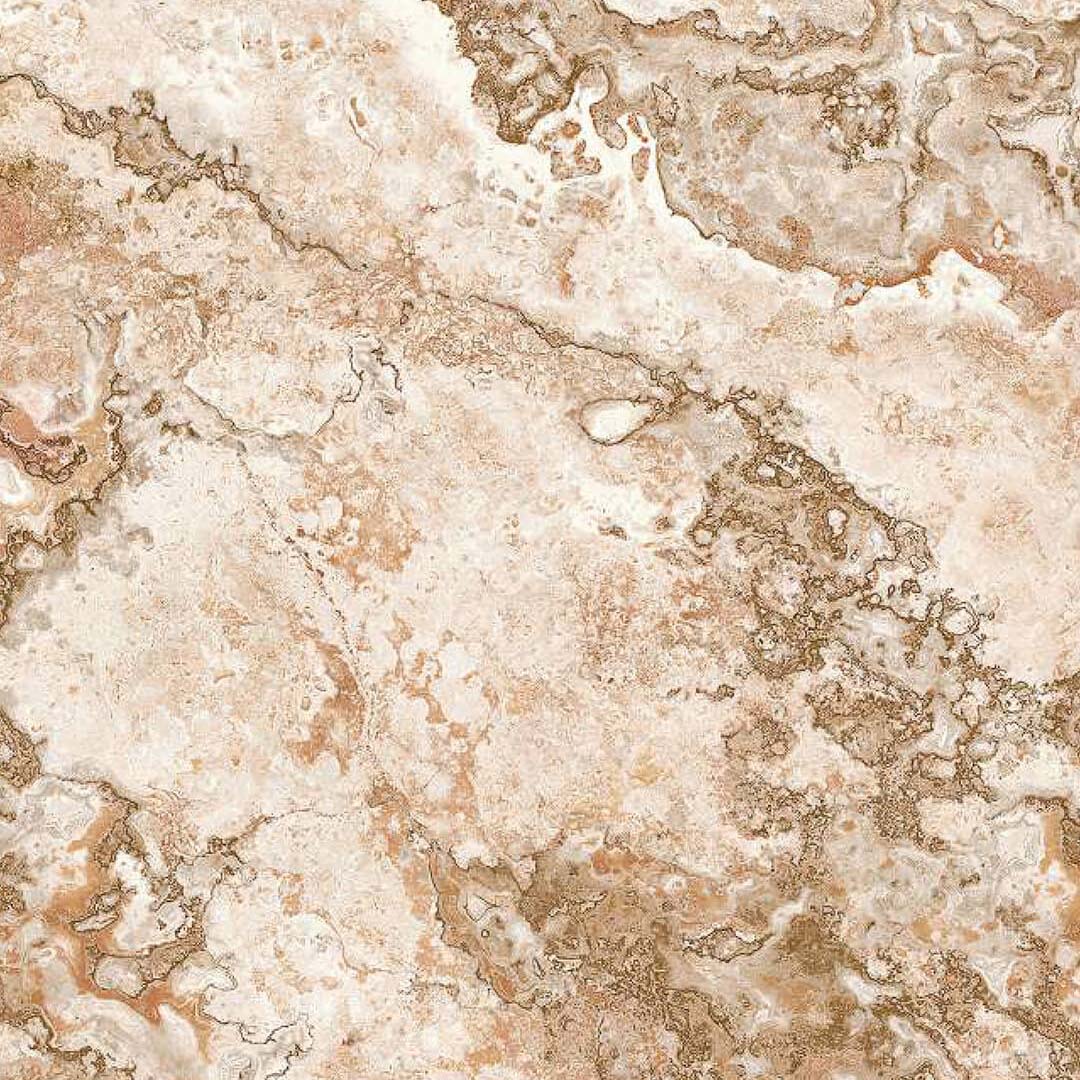 Beige & Peach Travertine Marble Wallpaper