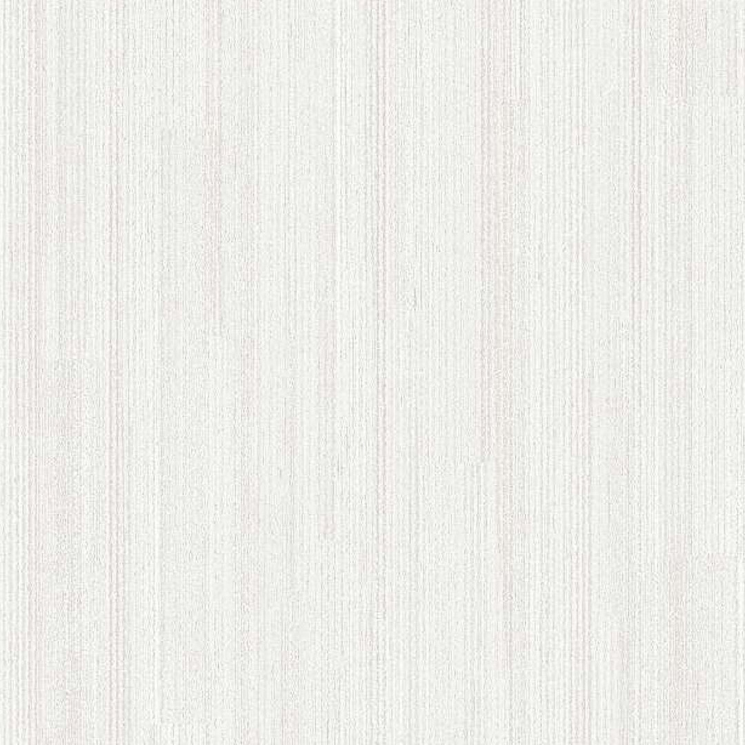 Pure White Vertical Strie Streak Wallpaper